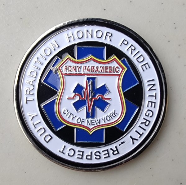 FDNY PARAMEDIC - Challenge Coin