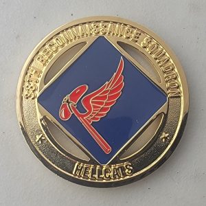 38th RECONNAISSANCE SQUADRON - GOLD - Challenge Coin