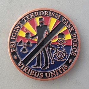 FBI JOINT TERRORISM TASKFORCE - ARIZONA - Challenge Coin