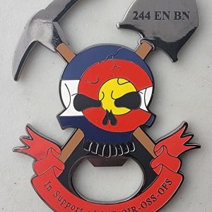 244ENBN - BOTTLE OPENER Challenge Coin