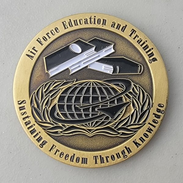 AIR FORCE EDUCATION & TRAINING- Challenge Coin