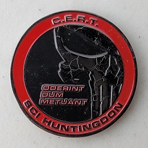 CERT - SCI HUNTINGDON - Challenge Coin