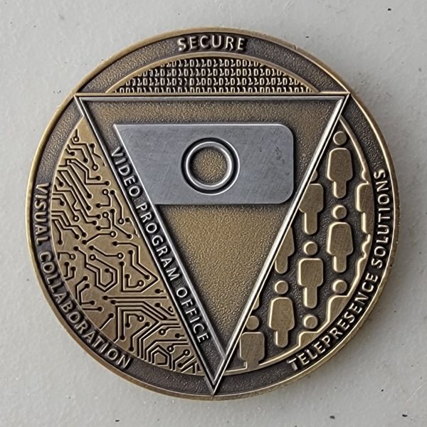 DOS - VIDEO PROGRAM OFFICE - Challenge Coin