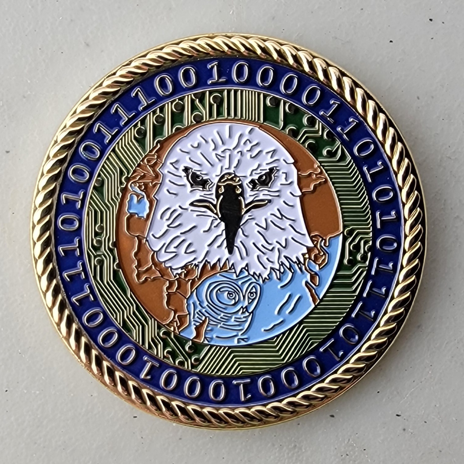 NAVY CRYPTOLOGICAL WARFARE DEVELOPMENT GROUP - Challenge Coin