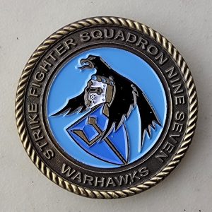 STRIKE FIGHTER SQUADRON NINE SEVEN - WARHAWKS - Challenge Coin