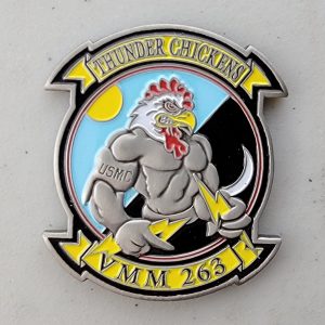 VMM 263 - THUNDER CHICKENS - OIF - Challenge Coin