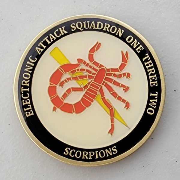 EAS - VAQ-132 - SCORPIONS - Challenge Coin