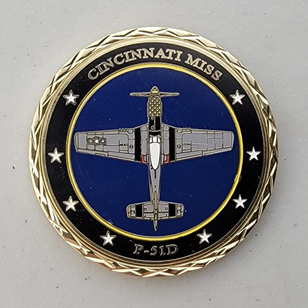 P-51D - CINCINNATI MISS - Challenge Coin