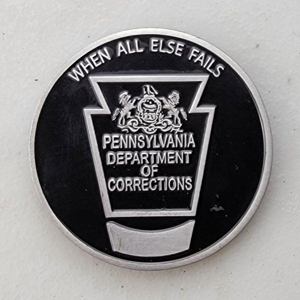 CERT - PENNSYLVANIA DEPARTMENT OF CORRECTIONS - Challenge Coin