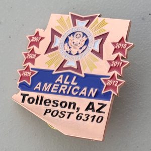 VFW - POST 6310 - ALL AMERICAN - 2007-2012 - Lapel Pin