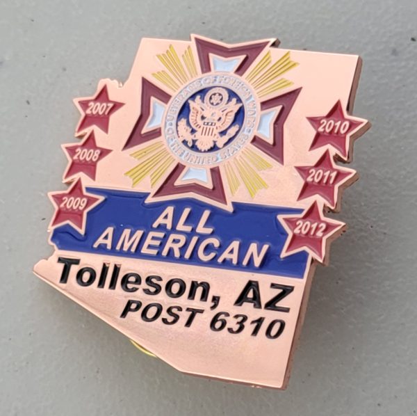 VFW - POST 6310 - ALL AMERICAN - 2007-2012 - Lapel Pin