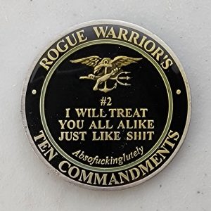 ROUGE WARRIOR'S - RICHARD MARCINKO - Challenge Coin