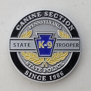 PENNSYLVANIA STATE POLICE - K9 - Challenge Coin