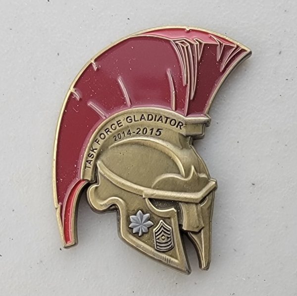 Spartan Helmet Challenge Coin