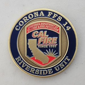 CAL FIRE - ROUGH RIDERS - Challenge Coin