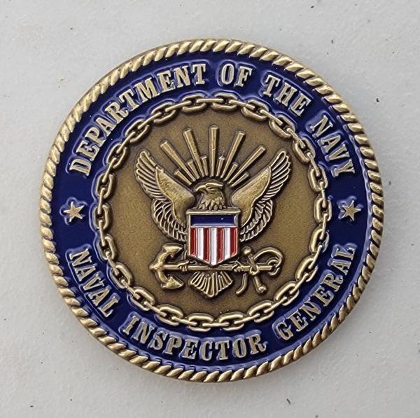 NAVAL INSPECTOR GENERAL - 3 STAR - Challenge Coin