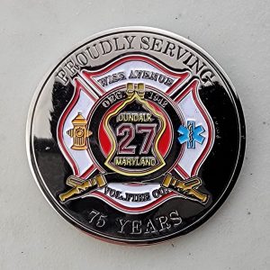 DUNKALK MARYLAND VOL FIRE CO. - Challenge Coin