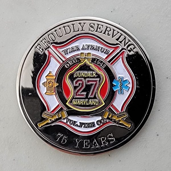 DUNKALK MARYLAND VOL FIRE CO. - Challenge Coin