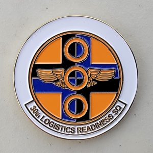 30TH LOGISTICS READINESS SQ - Challenge Coin