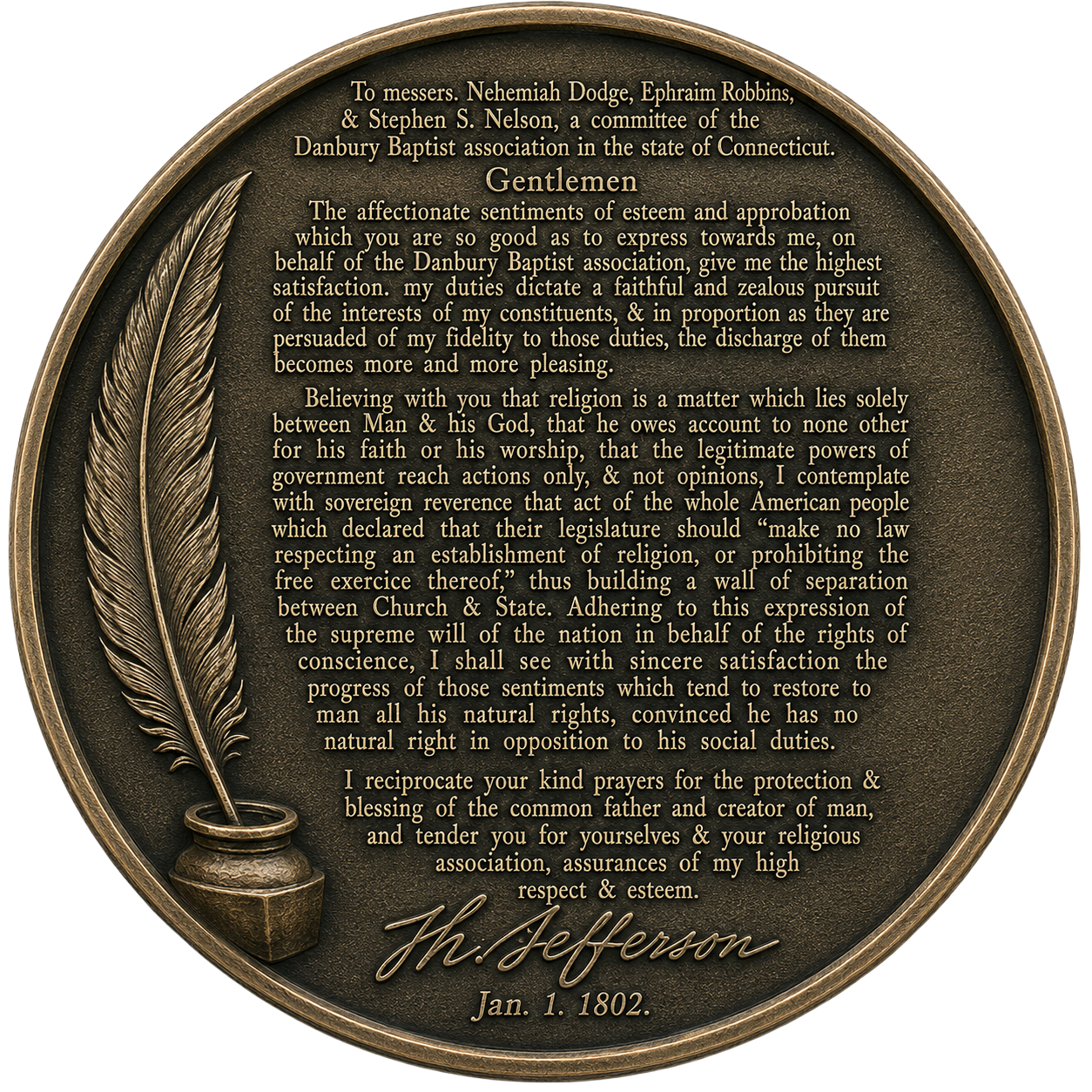 RESPECT MAN & RELIGION - Challenge Coin - Image 3