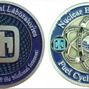 SNL - DOE - Nuclear Energy and Fuel Cycle Programs - Challenge Coin